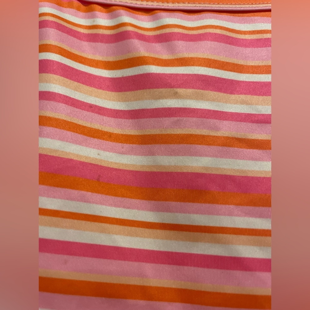 Princess Polly Pink and Yellow Striped Cropped Tank - Picture 3 of 4